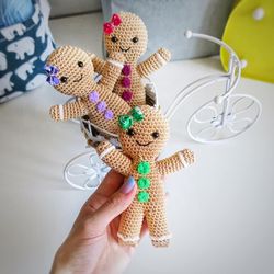 christmas gingerbread man crochet pattern