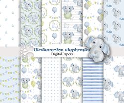 baby boy, seamless patterns.