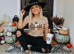 handmade thankful thanksgiving shirt | xs-xl