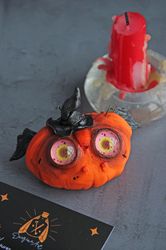 halloween toy pattern pumpkin - witch