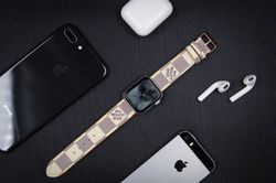 Custom LV Apple Watch Band For Apple Watch Ultra Series 8, 7, SE