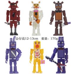 6pcs SET FNAF Five Nights At Freddy's Action Figure Toy Phosphoric 6''  Christmas