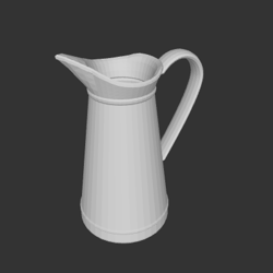 3d model miniature jug model ready to print | digital product | miniature 3d models | dollhouse miniatures