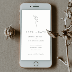Save the Date Text Message Template, Save the Date Card Template, Save the Date Invitation, Simple Save the Dates, Email
