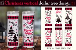 christmas vertical dollar tree. bundle/vector