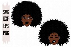 Afro Woman Svg, Ethnic Svg, African Svg, Afro Svg, Digital download