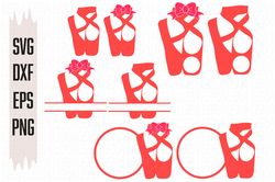 ballet shoes svg, ballet svg, ballerina svg, ballet dancer svg, digital download