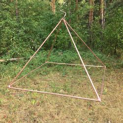 copper pyramid healing, meditation copper pyramid , reiki healing tool