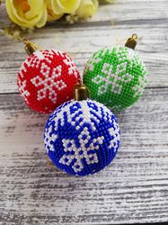 christmas balls set beaded balls on the christmas tree ball christmas