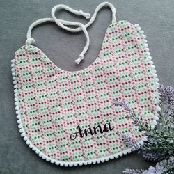 christmas baby gift baby girl,newborn bibs,handmade  baby girl bibs,boho bibs,unique  bibs,personalized baby bibs,