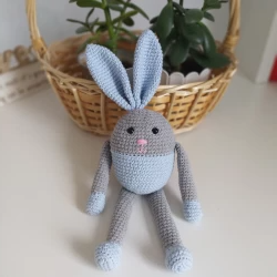 plush bunny toy, stuffed handmade bunny, birthday gift, unique toys