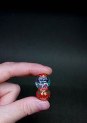 miniature snow ball 1:12 , christmas glass ball, micro snow ball, dollhouse ball, micro glass ball,dollhouse ball 1:12