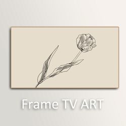 samsung frame tv art, frame tv download 4k, botanical art for tv, flowers frame tv art