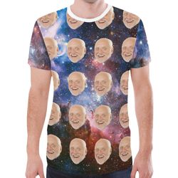 custom face shirt galaxy style - personalized t-shirt