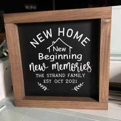 new home sign