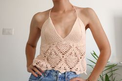 pineapple stitch crochet top pattern