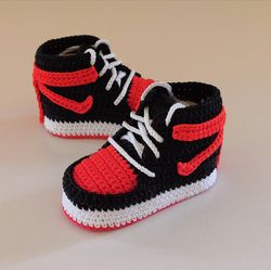 crochet pattern baby booties, crochet baby sneakers for 3-6 months, sport basketball sneakers, newborn baby gift