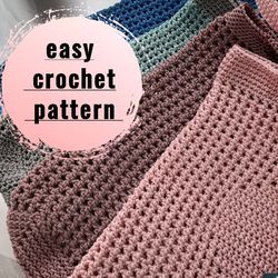 tote bag heart pdf easy crochet pattern for beginners