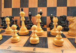 Black chess King, Rooks & Knight spare Botvinnik chess pieces parts  weighted - Shop RetroRussia Board Games & Toys - Pinkoi