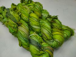 sari silk ribbon - petals - silk ribbon - recycled sari silk ribbon - sari silk ribbon yarn - gift ribbon