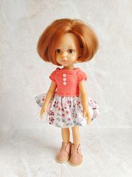 dress for paola reina, clothes for a doll 13 inches