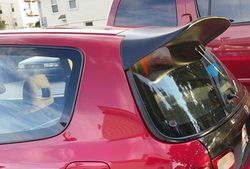 spoiler osaka jdm devil wing for honda civic eg 92-95 hatch spoon