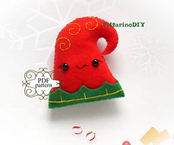 Felt Christmas ornaments patterns, Felt toy pattern, Christmas felt pattern, Felt sewing pattern