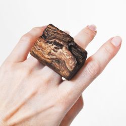 big wooden ring