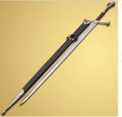 anduril sword of strider, custom engraved sword, lotr sword, lord of the rings king aragorn ranger sword, strider knife,