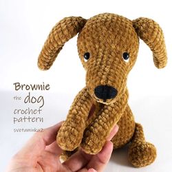 crochet dog pattern crochet plush pattern amigurumi dog pattern dog / puppy plush pattern