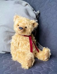 teddy bear, collectible bear, mohair teddy bear