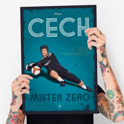 poster petr cech | chelsea fc | digital download | football decor | print