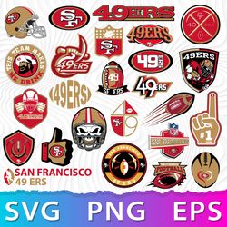 san francisco 49ers logo svg, 49ers png, nfl san francisco 49ers logo