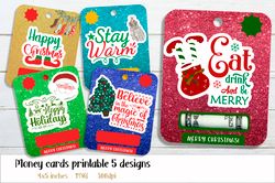 christmas money card png glitter santa money holder design