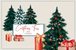 christmas tree png,  gift boxes clipart. christmas png clipart