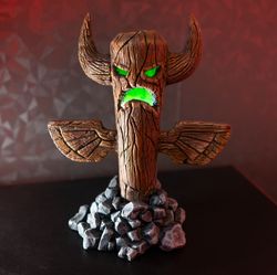 healing totem, warcraft, hearthstone night light