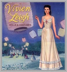 digital - vintage paper doll - paper doll vivien leigh's - pdf