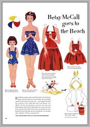 digital - vintage paper doll - paper doll betsy - pdf