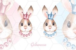 watercolor bunny png,  cute bunny clipart. rabbit png clipart