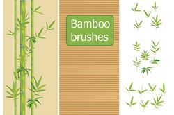 vector bamboo brushes