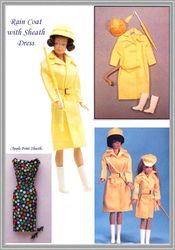 digital - vintage barbie sewing pattern - wardrobe clothes for dolls 11-1/2" - vintage 1980s - pdf