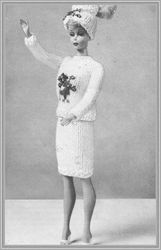 digital - vintage barbie knitting pattern -  knitting patterns for dolls 11-1/2" - pdf