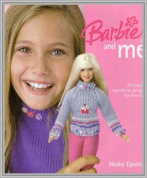 digital - vintage barbie knitting pattern -  knitting patterns for dolls 11-1/2" - pdf