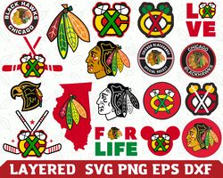 Digital Download, Chicago Blackhawks svg, Chicago Blackhawks logo, Chicago Blackhawks cricut, Chicago Blackhawks png