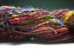 recycled banana yarn - multicolor - banana fiber yarn - recycled yarn - recycled viscose yarn - vegan yarn