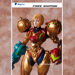 samus aran power suit 1/6 scale painted statue pre-order fan art