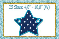 star banner applique