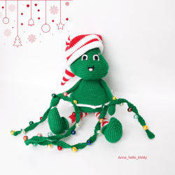 crochet toy pattern "funny x-mas tree"