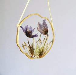 dried flower art round frame with pressed flower frame resin art  dried flower frame resin flower