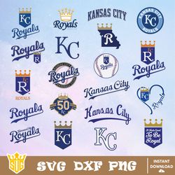 kansas city royals svg, mlb team svg, mlb svg, baseball team svg, clipart, cricut, silhouette, digital download